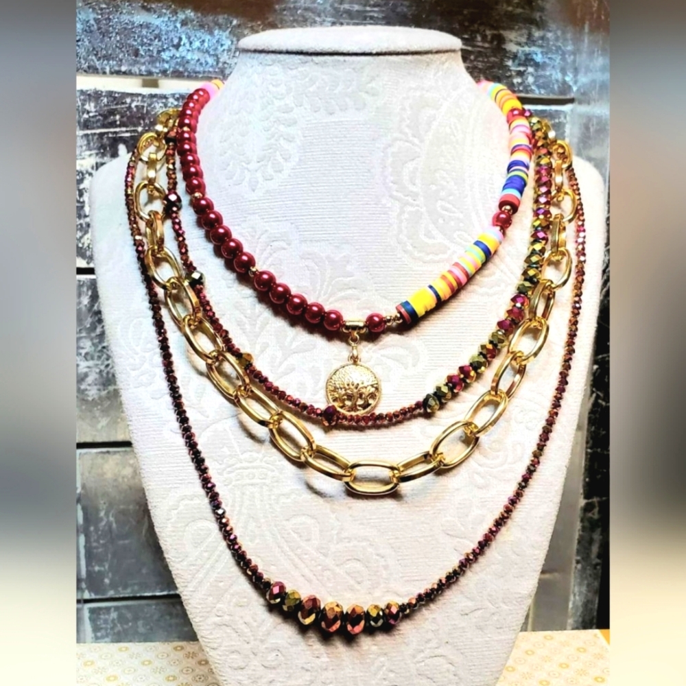 Necklace multicolor